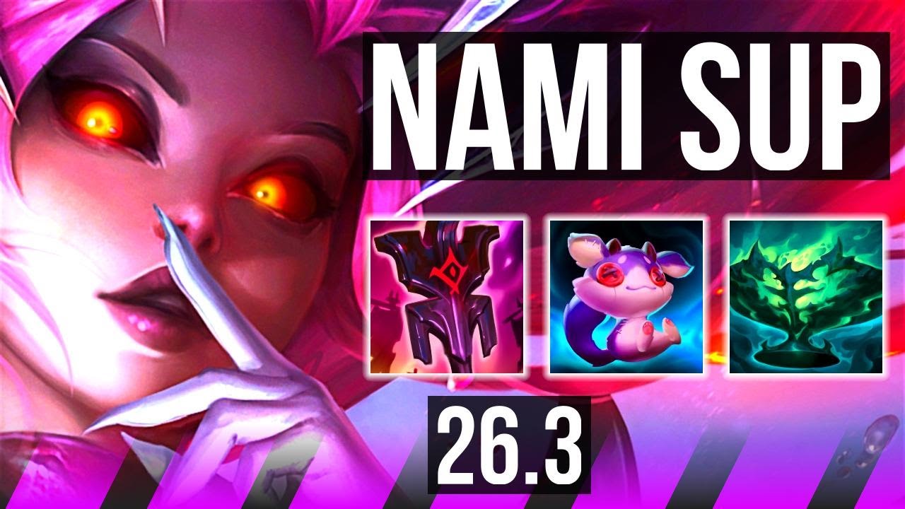 NAMI & Tristana vs ZAAHEN & Caitlyn (SUP) | EUW Master | 26.3