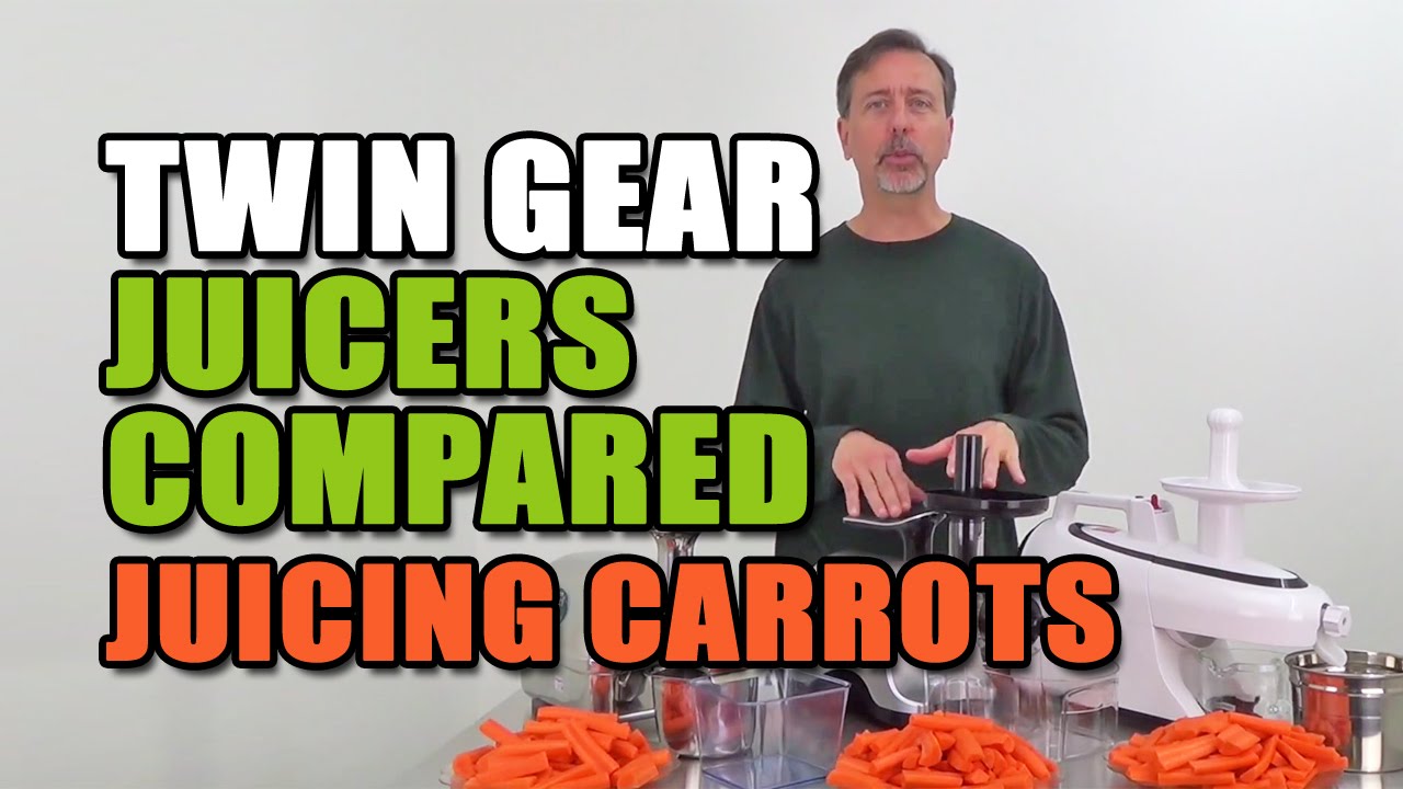 3 Twin-Gear Juicers Compared Juicing Carrots