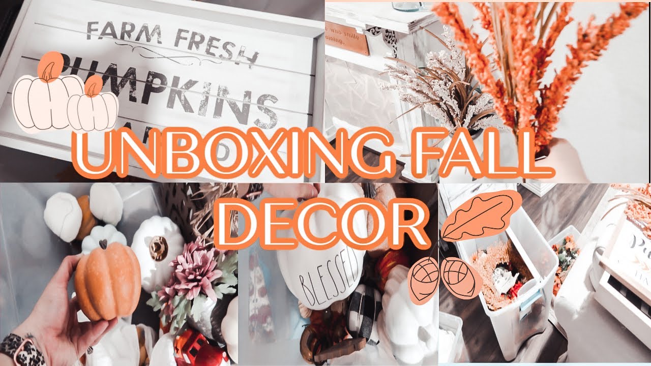 UNBOXING ALL MY FALL DECOR 2020!