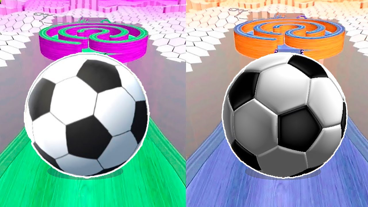 Soccer Going Ball vs Soccer Falling Ball Race 3D - Which Ball Will Win on Reverse Stages? Race 937