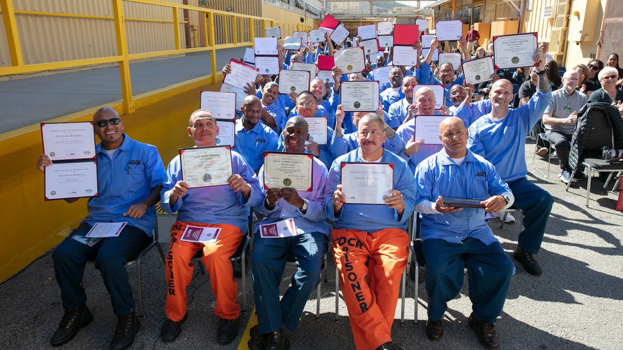 CALPIA Apprenticeship Ceremony at California Men's Colony