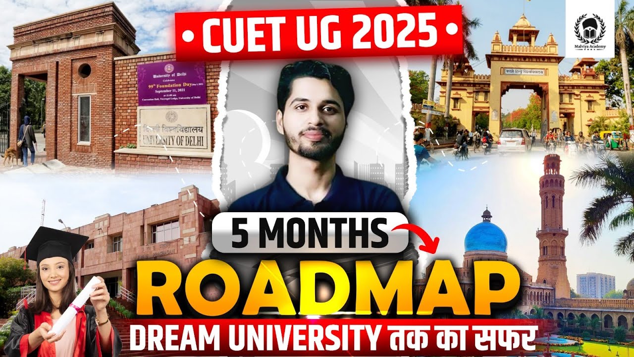CUET UG 2025 Last 5 Months RoadMap🎯 * PRACTICAL STRATEGY *💯🔥