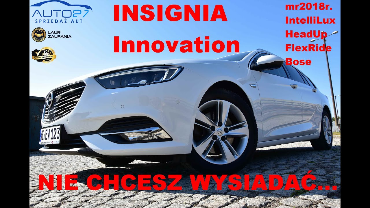 #AUTO27 - SPRZEDANY - TEST - Opel Insignia B  2.0 CDTI 170km - INNOVATION+. MR2018r. 159TKM
