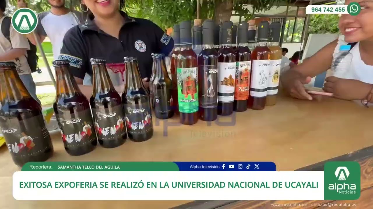 Exitosa expoferia se realizó en la Universidad Nacional De Ucayali