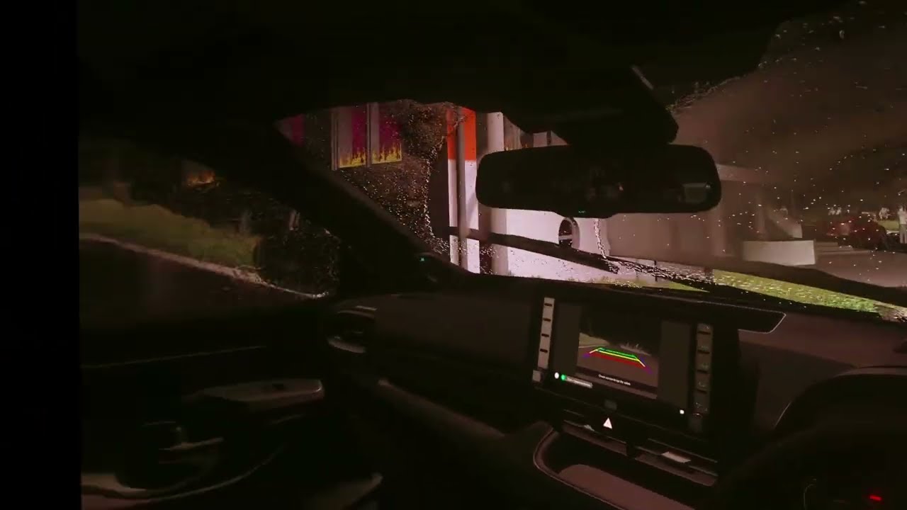 Amazing VR experience at night with a storm , final accident !!!