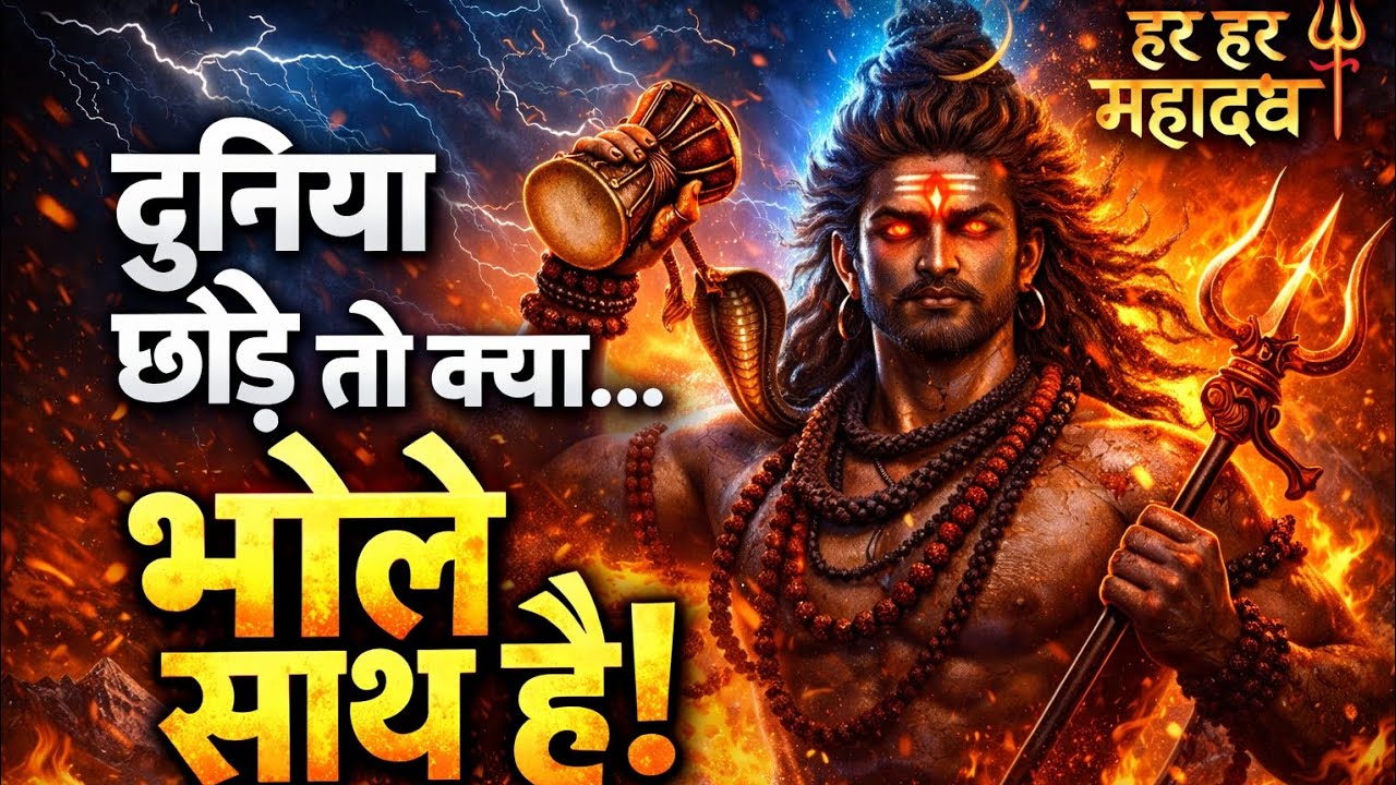 Duniya Chhode To Kya… Bhole Saath Hain! 🔱 | Powerful Bholenath Song | Har Har Mahadev 2026