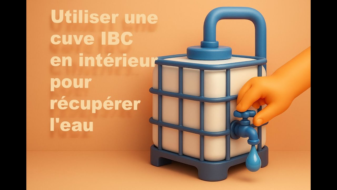Utiliser une cuve IBC en intérieur pour récupérer de l'eau