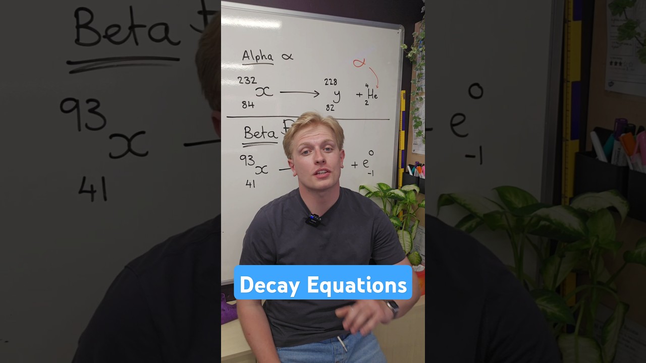 GCSE Physics - Decay Equations