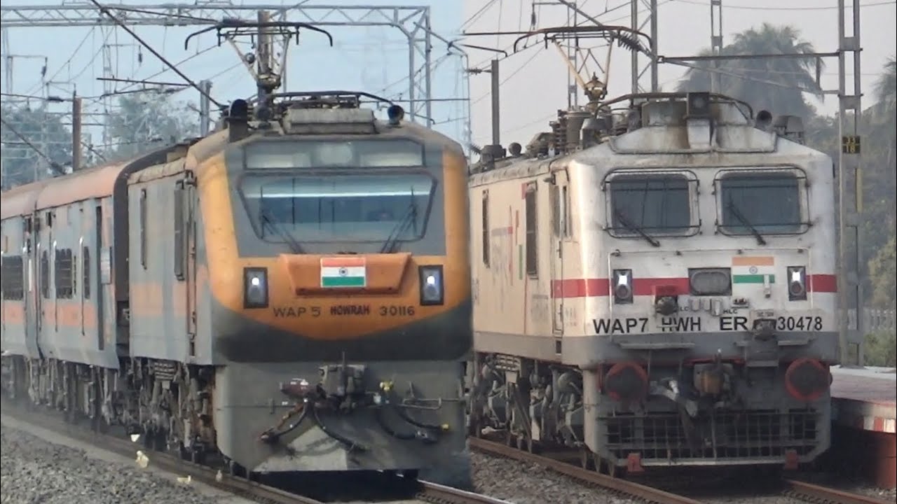 Dangerous 130+ KMPH Indian Trains 😱 Amrit Bharat Express + Bhopal Weekly + Tebhaga Express & More