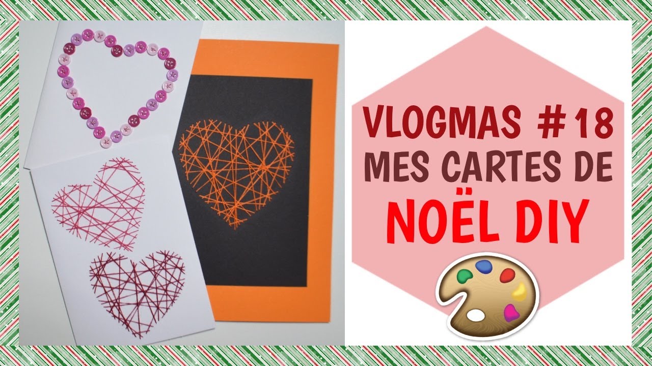 VLOGMAS #18 ✨ Mes cartes de Noël DIY 🎨 | La Vie En Rousse