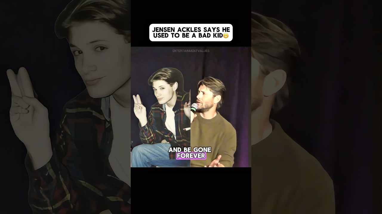 Jensen Ackles Says He Used To Be A Bad Kid😬 #shorts #jensenackles