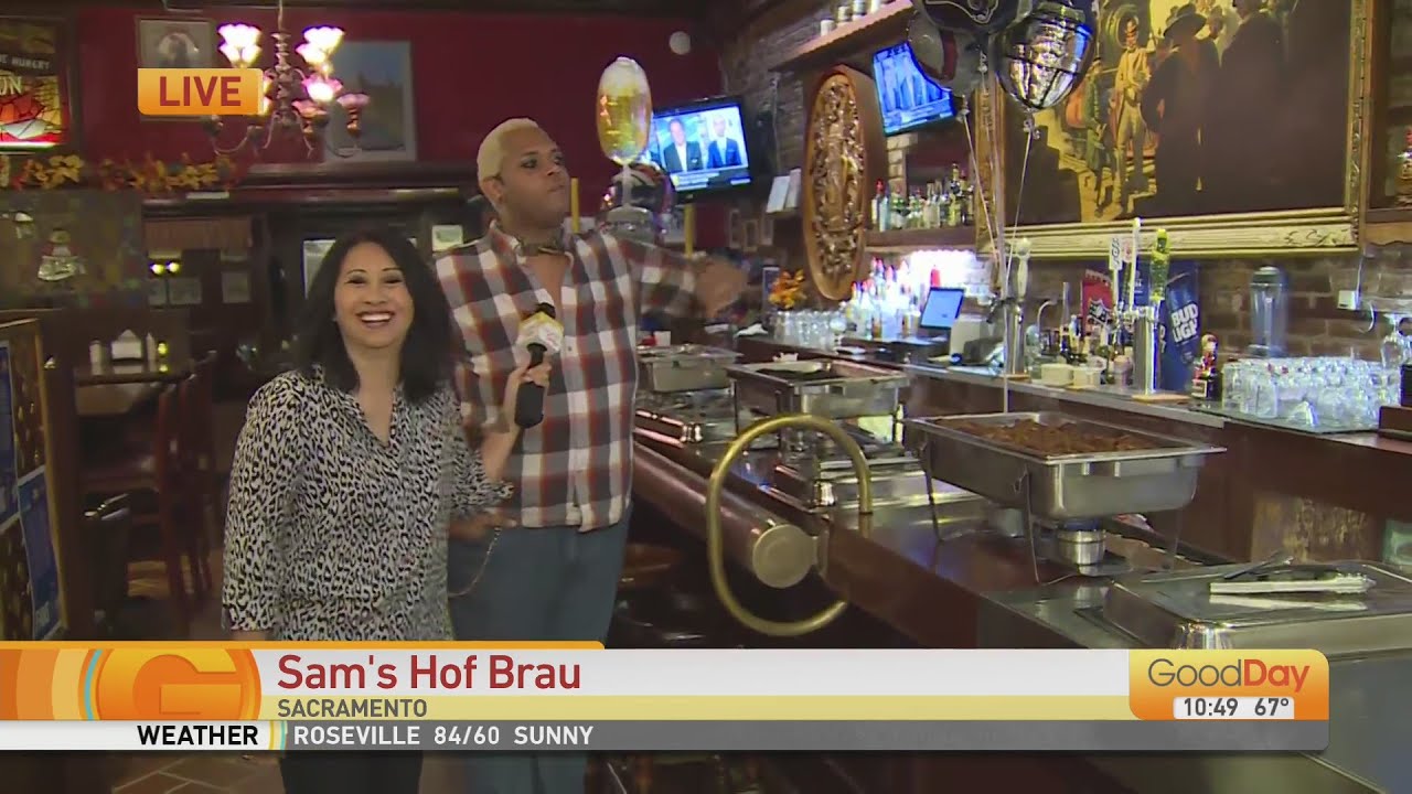 Tina checks out Sam's Hof Brau in Sacramento