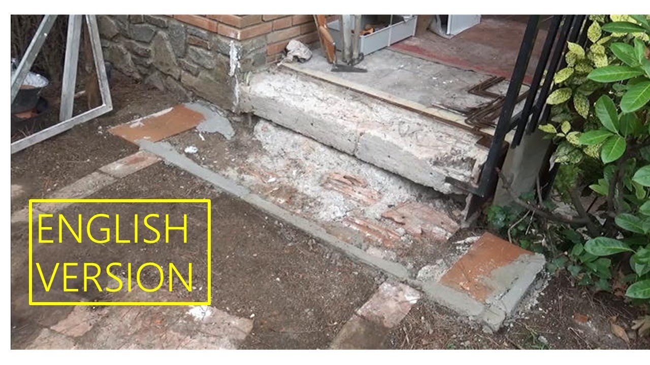 How to build a two-step staircase part 1ª video nº 267