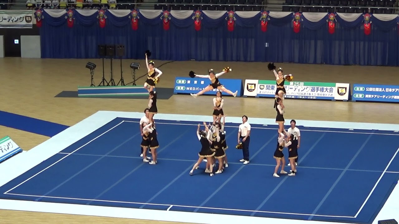 広尾学園高等学校 THUNDERS ８位 自由演技競技DIVISION１ 高等学校の部 関東大会 2023.6.18