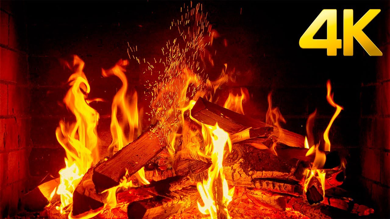 Smooth Jazz Night Fireplace | Peaceful Fireside Atmosphere for Deep Sleep and Relaxation