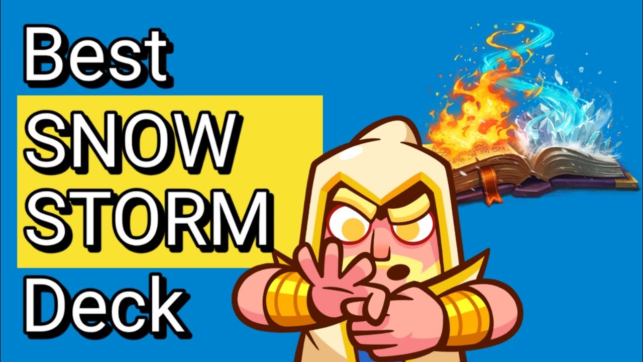I went 10-0 with the #1 BEST SNOWSTORM Challenge Deck 