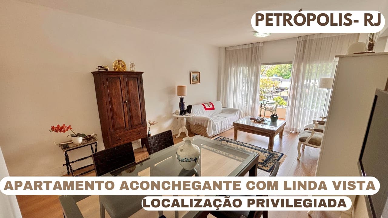EXCELENTE APARTAMENTO A VENDA NA MELHOR RUA DO CENTRO HISTÓRIO - PETRÓPOLIS/RJ