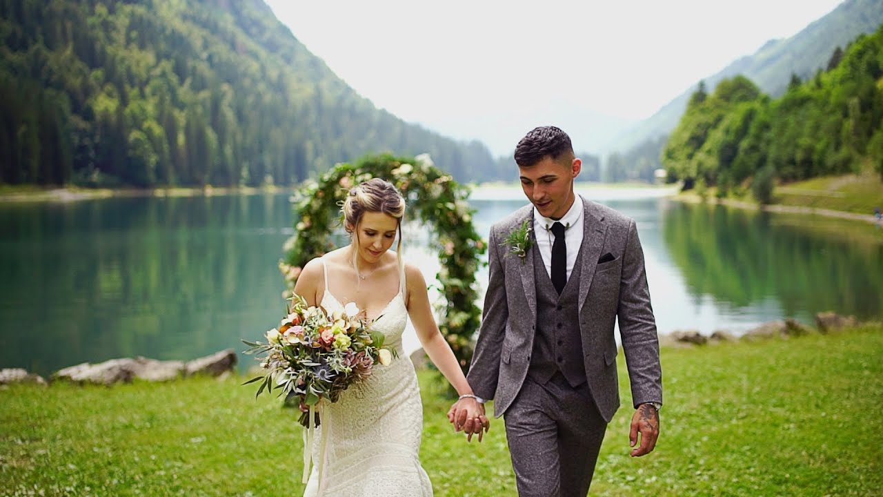 Destination Wedding at Lake Montriond in Morzine, French Alps