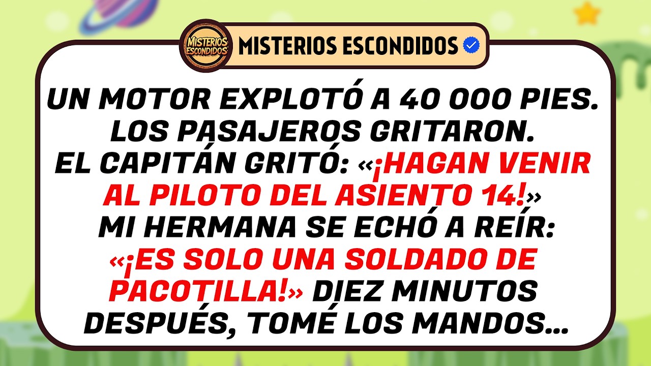 Mi Hermana Se Burló De Mí En El Avión, Hasta Que Usé Mis Habilidades De Piloto Y Todo Cambió.