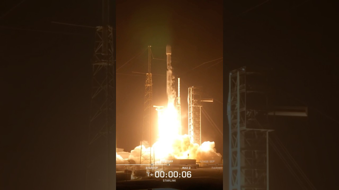LIFTOFF! SpaceX Launches 29 Starlink Satellites Into Orbit! - Starlink Group 10-36