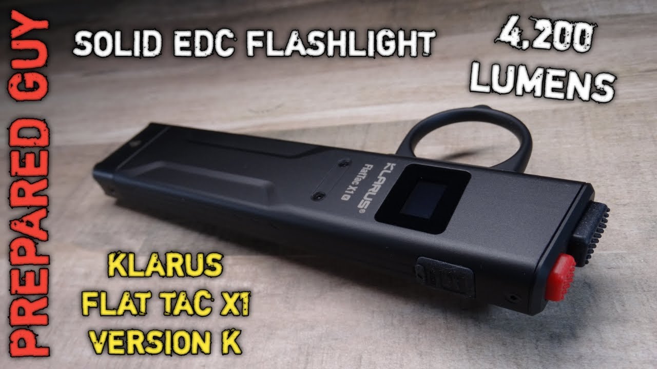 KLARUS FLAT TAC X1 FLASHLIGHT REVIEW