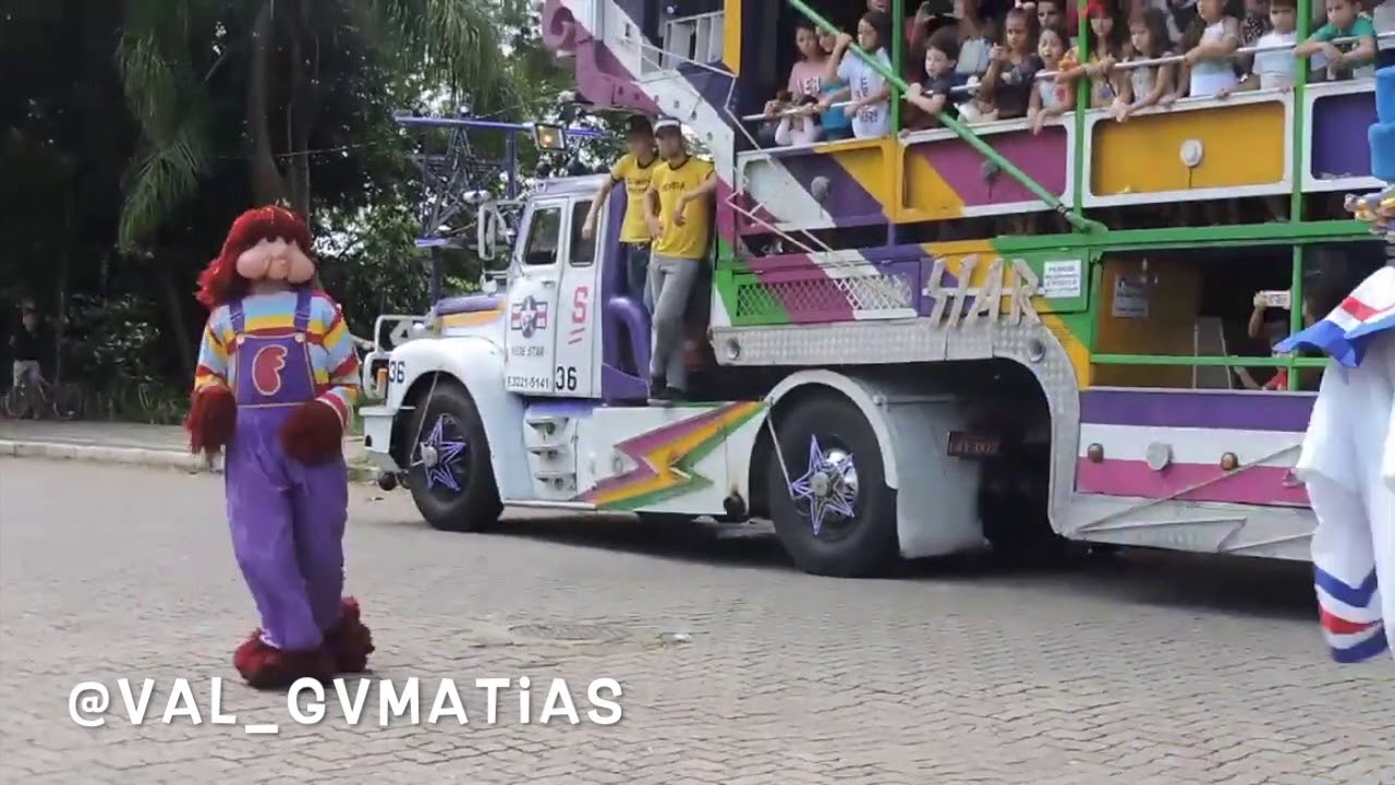 Fofão de roxo Trenzinho TRIO STAR #TBT 10