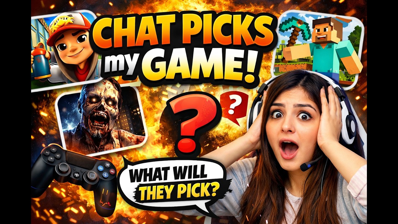 Chat Controls My Game! 😱 I Play Whatever You Pick! | Live Chaos 🔥