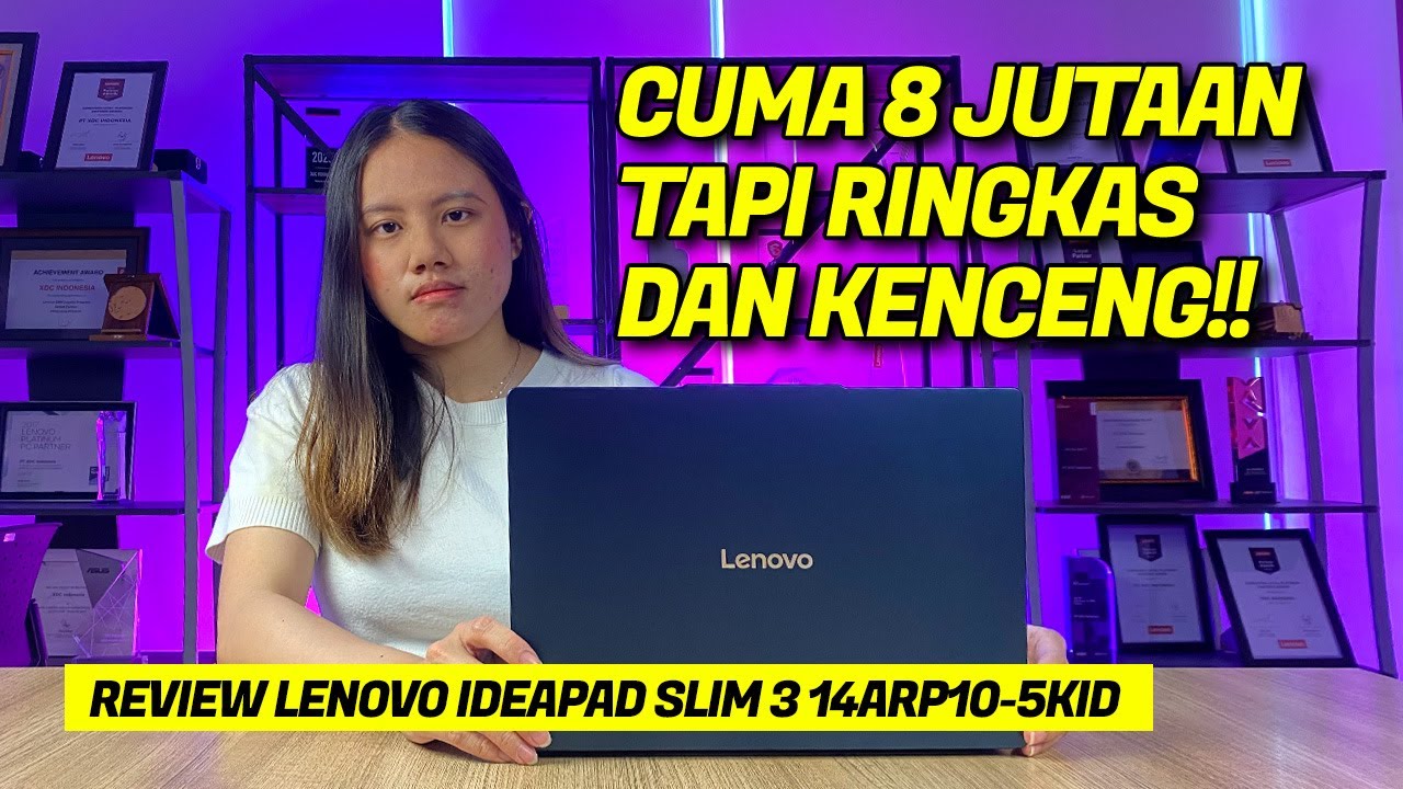 LENOVO IDEAPAD SLIM 3 14ARP10 RYZEN 5 7523HS, LAPTOP 8 JUTAAN PALING WORTH IT?!