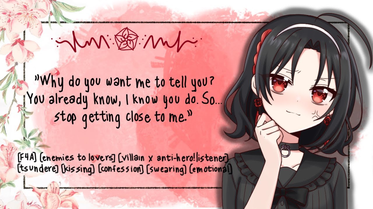 [f4m] Your tsundere enemy has a confession to make [enemies to lovers] [asmr]