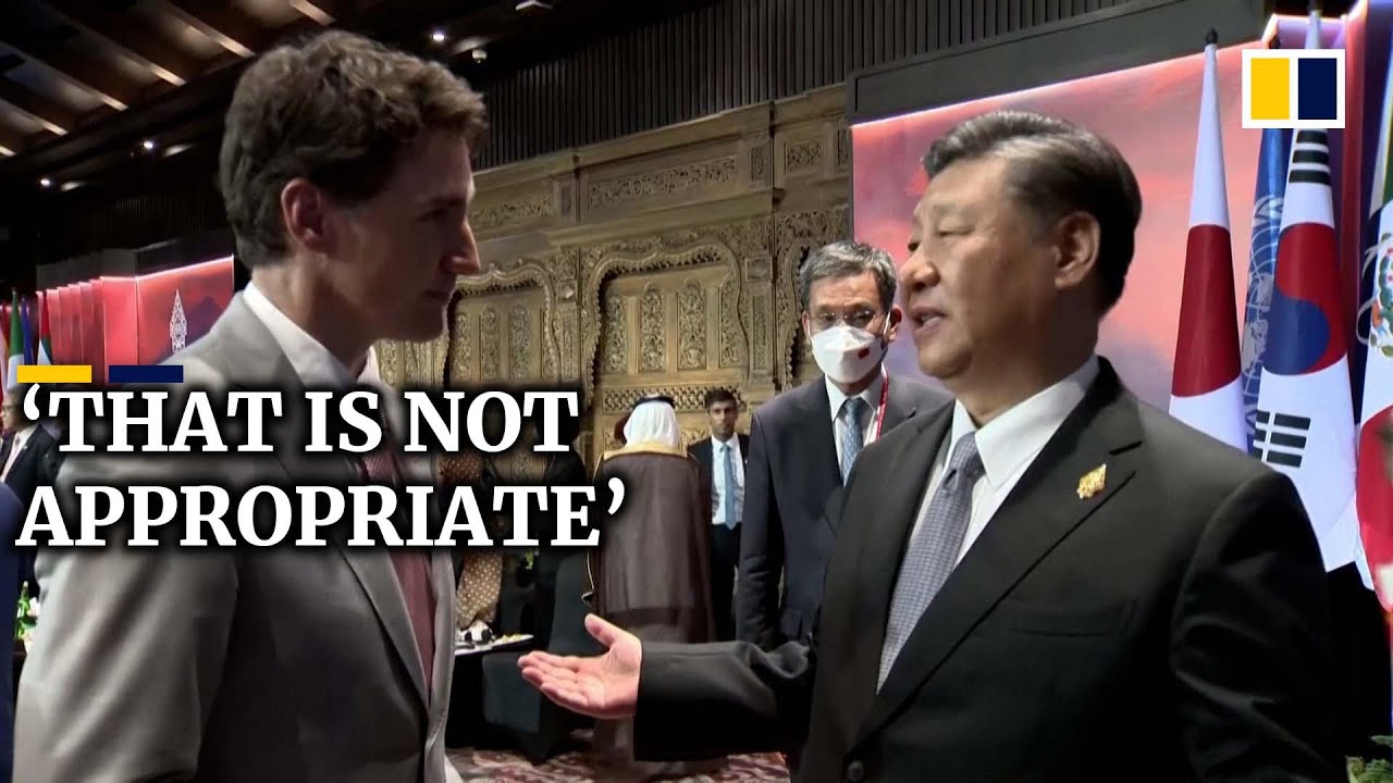 China’s Xi rebukes Trudeau at G20, chides Canadian leader for ‘leaking’ meeting details