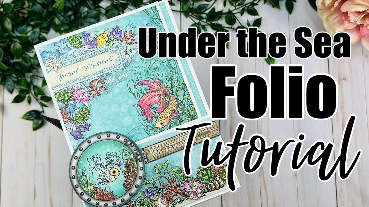 One Hour Crafting - Easy Interactive Folio - LIVE!