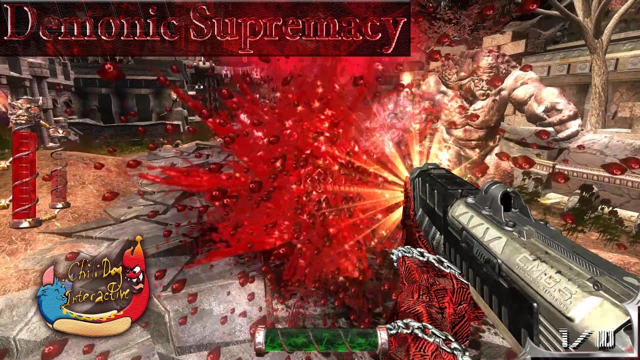 Demonic Supremacy - Gameplay [Arena shooter/FPS/Survival/Old school/Like Doom]