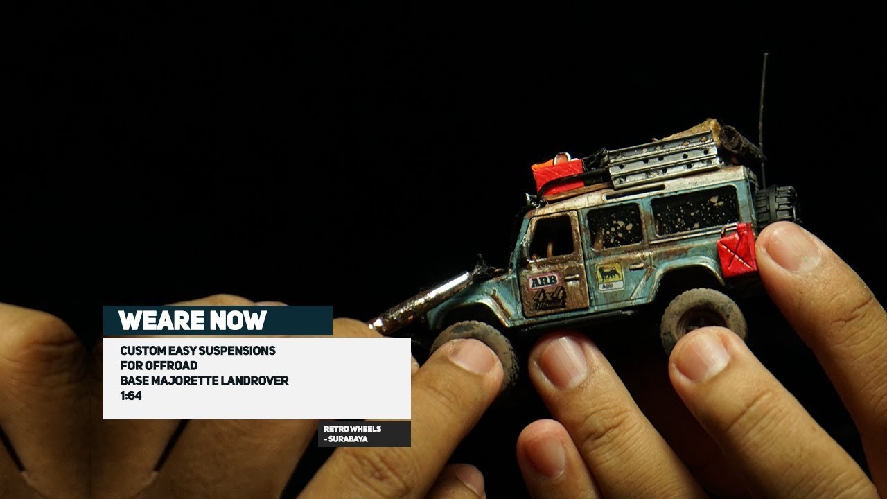 Land Rover Majorette - How to Made Easy Suspensions for Offroad Diecast with Atyd Pradana