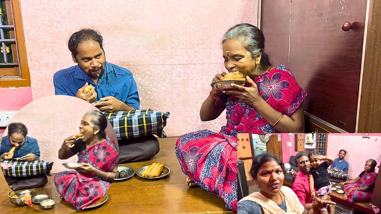 இருந்தா இப்படி இருக்கணும் சந்தோஷமா 😍| First Time அம்மாவும் மாமாவும் Eating Challenge | Kamal Lalitha
