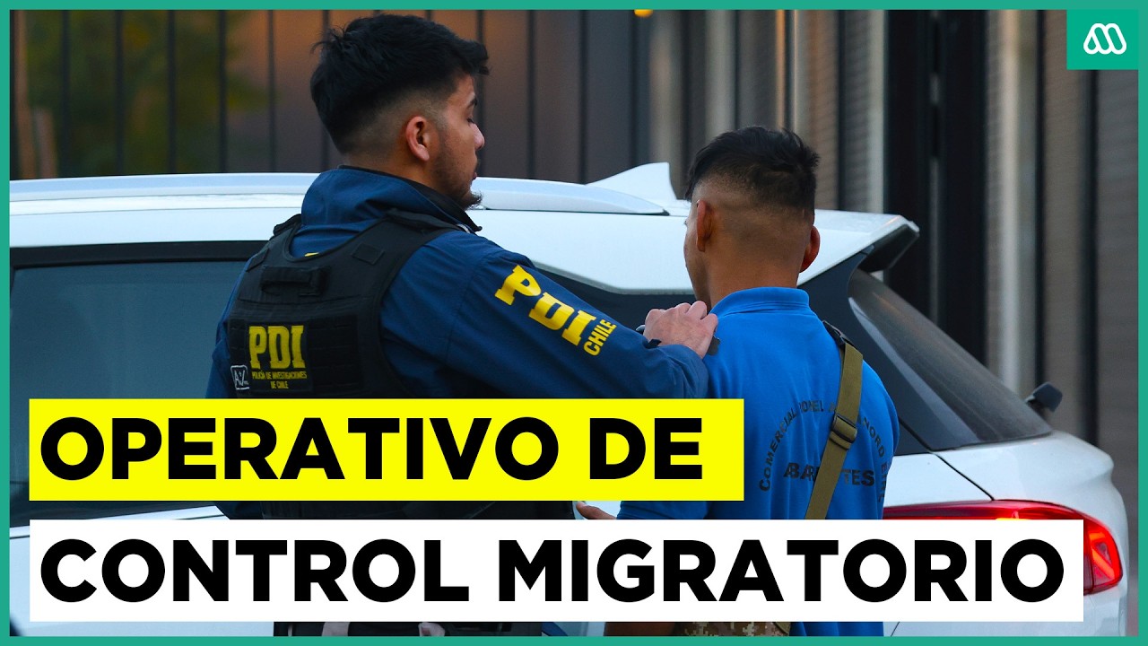 Operativo de control migratorio en barrio Franklin: PDI y Carabineros realizan controles coordinados