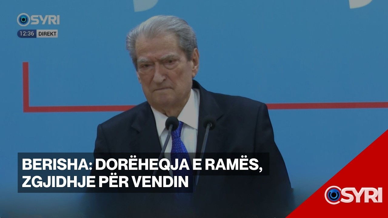 Kreu i PD, Sali Berisha konferencë për shtyp