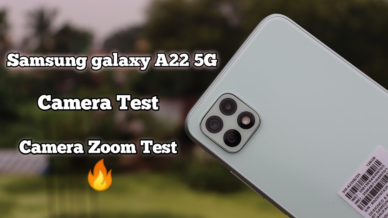 Samsung Galaxy A22 5G Camera Test & Features, Zoom Test 📷