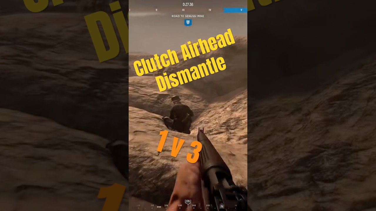 Clutch 1 v 3 Airhead Dismantle in Hell Let Loose! HLL Gameplay! #hellletloose #hll #hllgame
