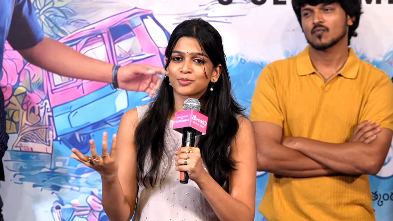 Actress Ananthika Sanilkumar Speech @ Romanchakam Movie Press-Meet