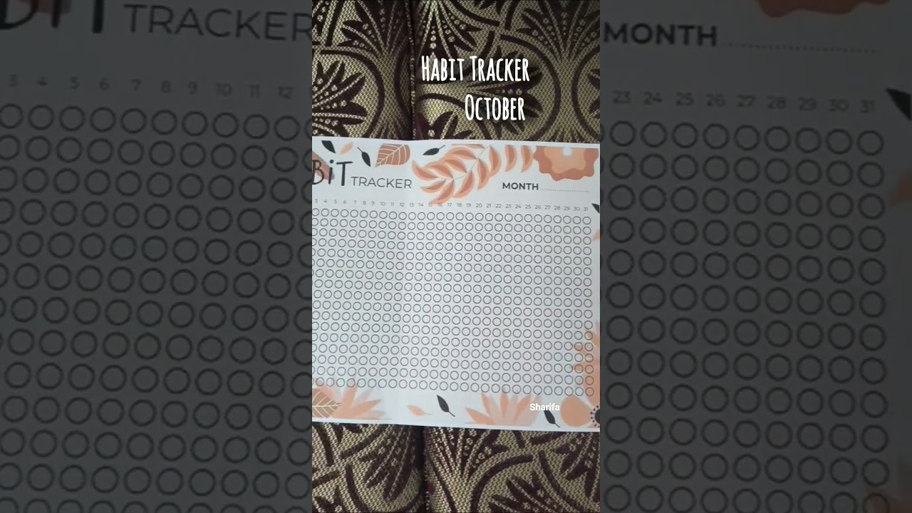 Habit Tracker, Journal, Pinterest printable 