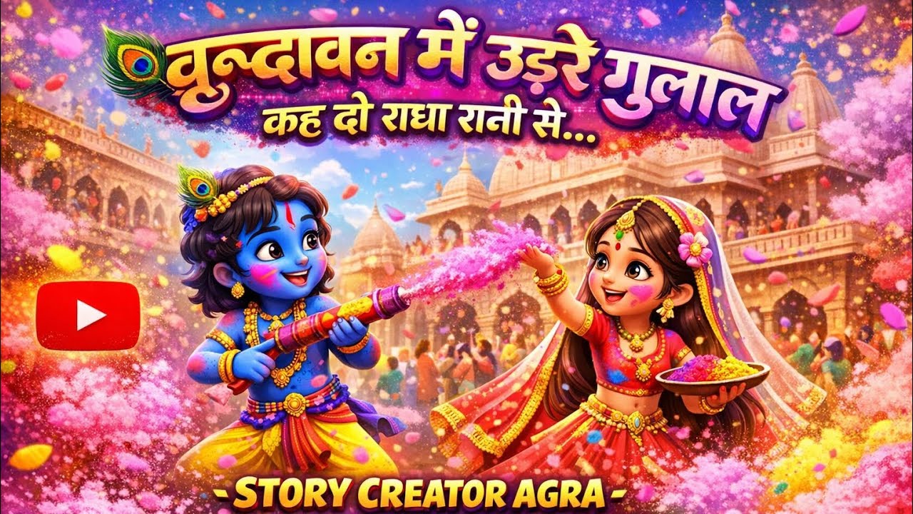 🌸 Vrindavan Mein Ude Re Gulal 🎨 | Keh Do Radha Rani Se 🙏 | Full Bhajan 2026 ❤️