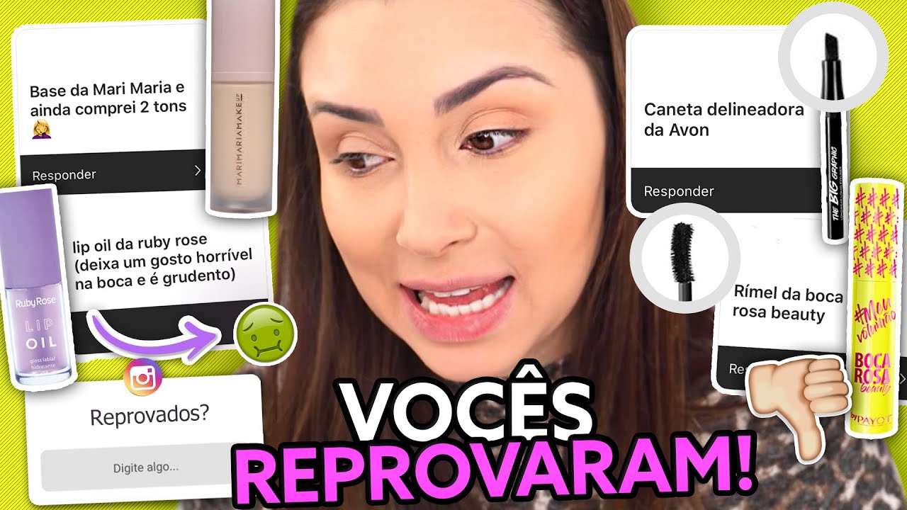 USANDO MAKES REJEITADAS POR VOCÊS! - INFLUENCIANDO A INFLUENCIADORA