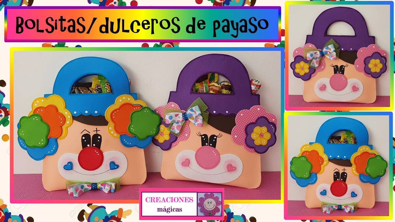 ♥♥Bolsitas/dulceros de payasito♥Creaciones Mágicas♥♥