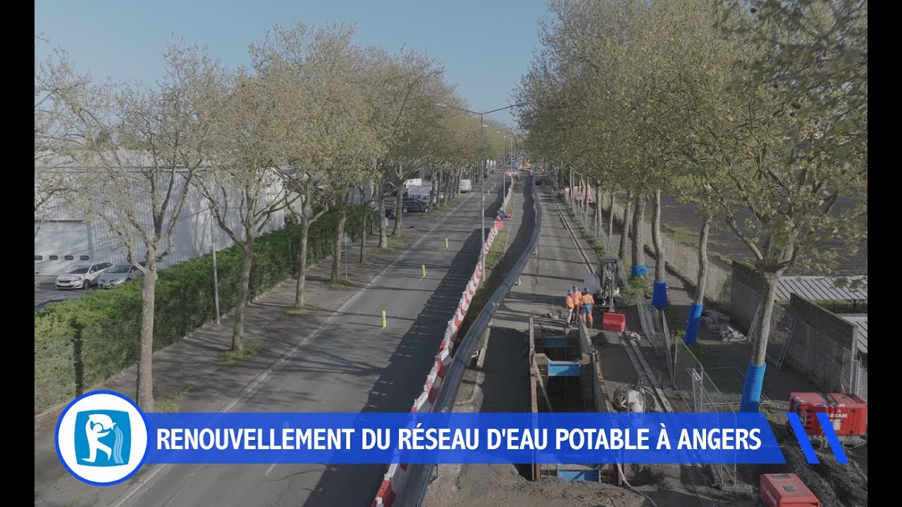 Humbert - Renouvellement du réseau d'eau potable à Angers