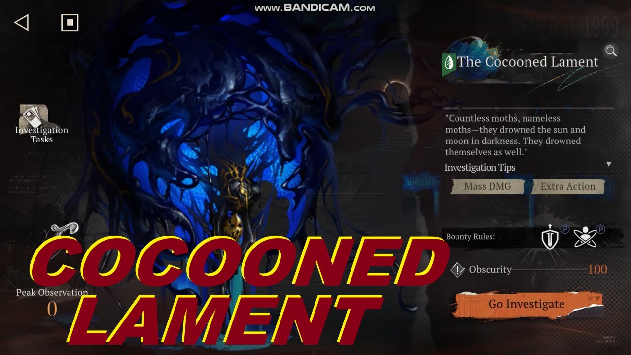 Reverse: 1999 | Mane's Bulletin v3.2 - The Cocooned Lament (Anjo Nala team)