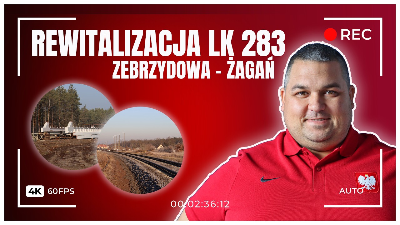 [4K] Co nowego na rewitalizowanej linii kolejowej nr 283?