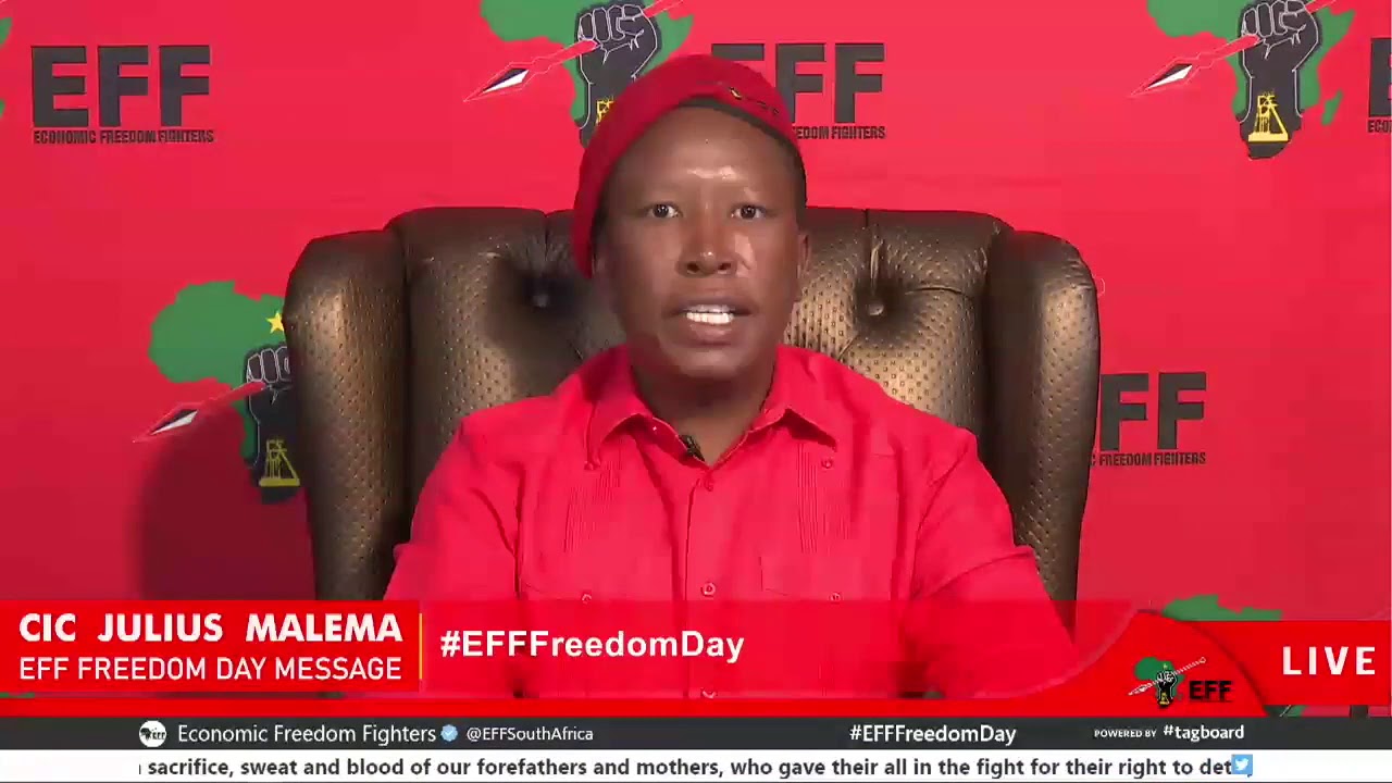 CIC Julius Malema EFF Freedom Day Message on Education.