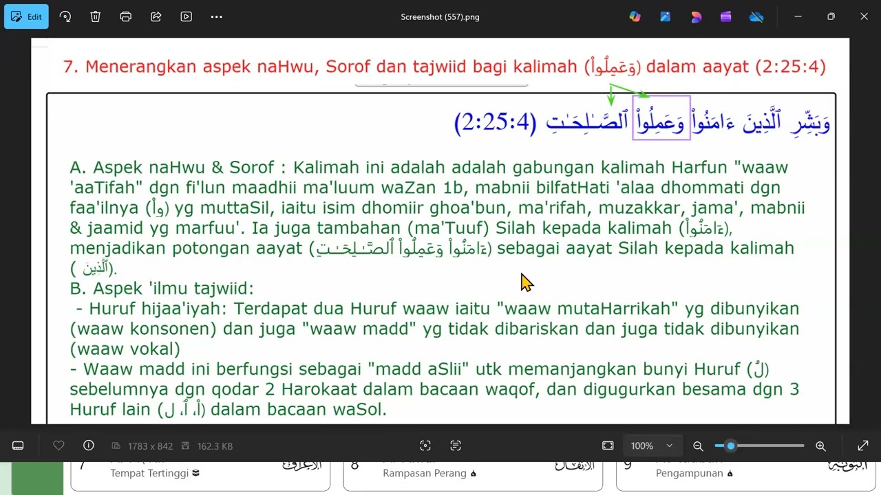 Kelas Rabu 7.15 pagi   18 Feb 2026