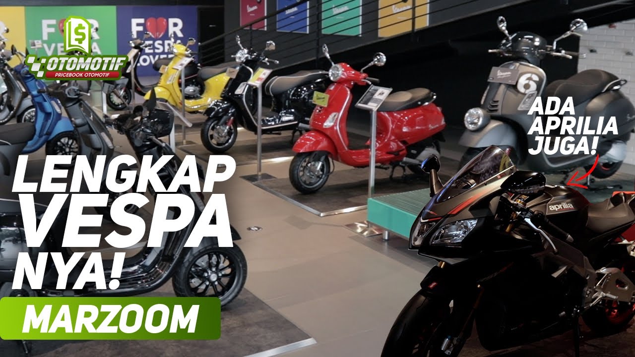 DEALER VESPA TERLENGKAP! Grebek Dealer GAIA Moto ada Vespa, Piaggio, Aprillia dan Motoguzzi #MarZoom