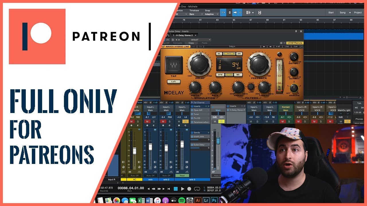 #2 - Mixing Harmonic Guitar Solo in Metal song | Studio One 4 Tutorial